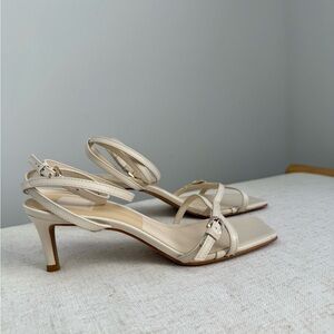 Dolce Vita Cream Strappy Heels